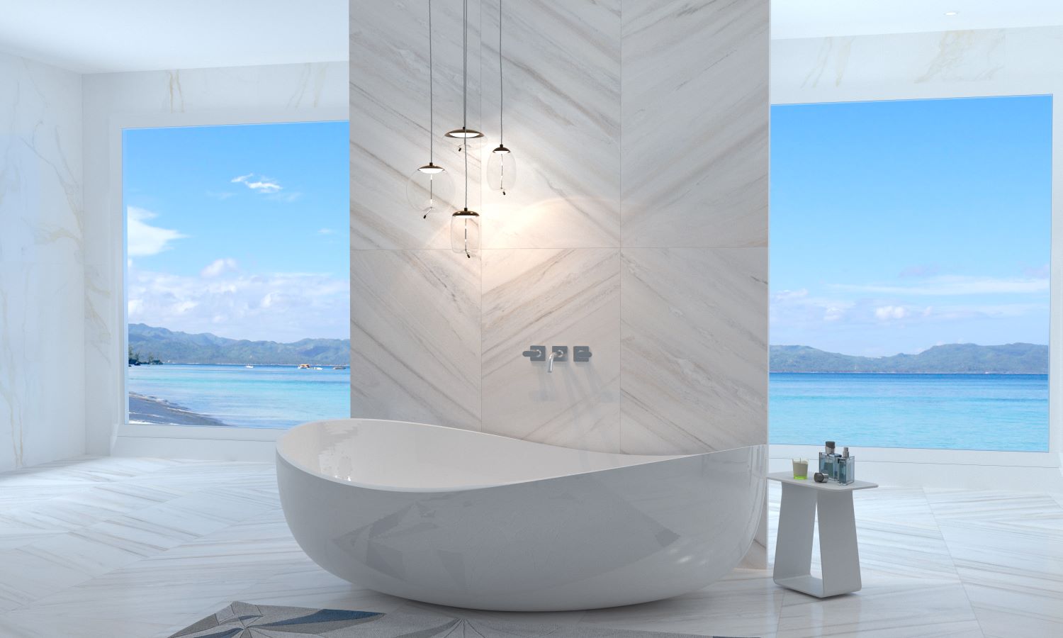 Eclipse 1800 - Large Freestanding Acrylic Bath