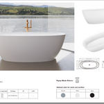 Ovola Solid Surface Stone Baths. Stonebaths.