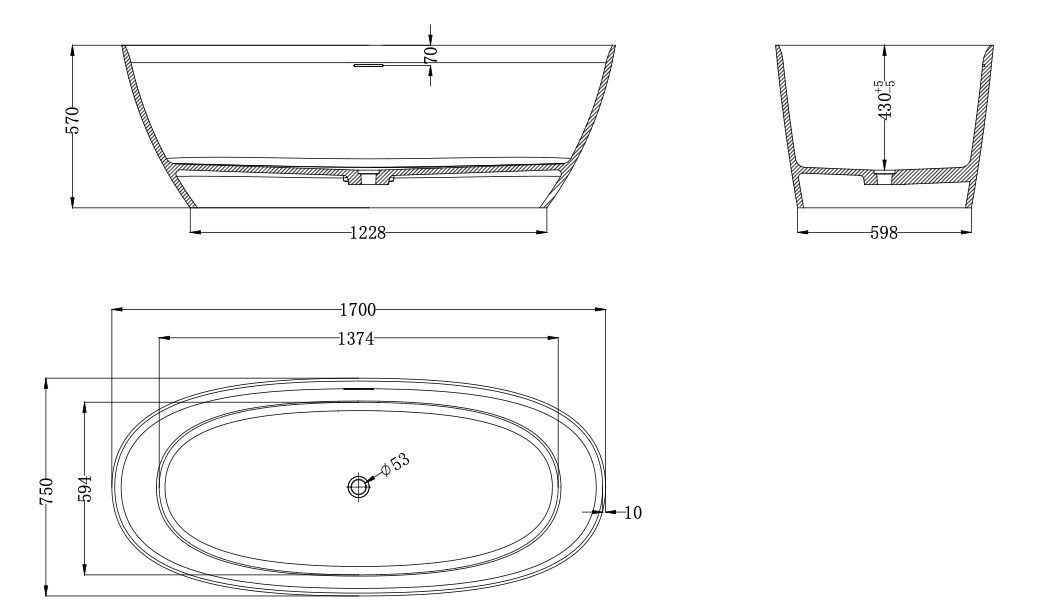 Spec sheet. Stonebaths