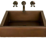 Semi-Recessed Copper Basin 508mm