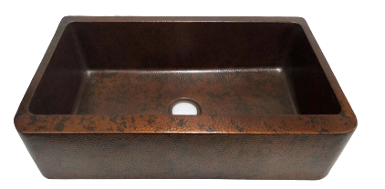 Copper Basin Rectangle 890mm