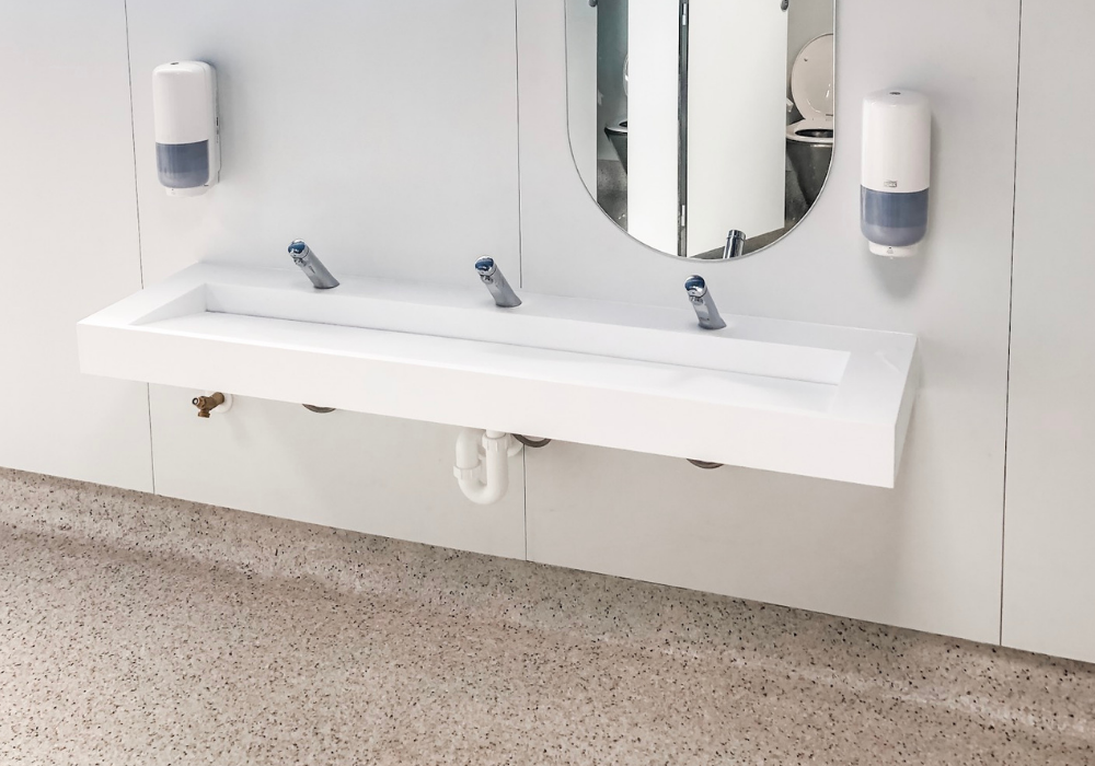 The Ramp Junior 100 Basin 700mm Wall Hung Stone Basin