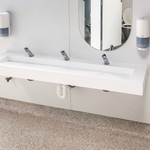 The Ramp Junior 100 Basin 1200mm Wall Hung Stone Basin