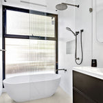 Justina Family Low Side Oval Stone Bath - Popular Design - 1500mm - ST12 1500OS