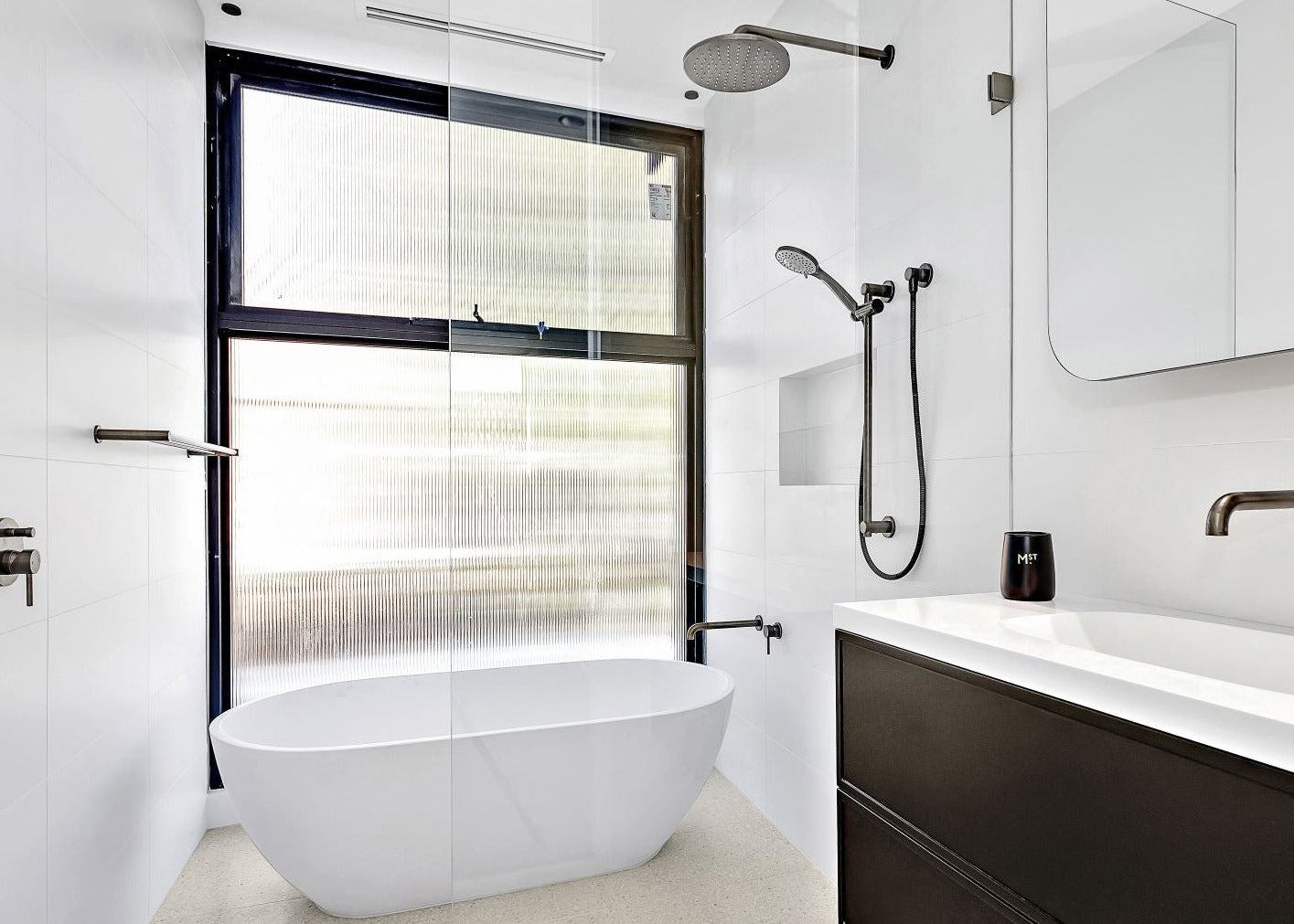 Justina Family Low Side Oval Stone Bath - Popular Design - 1500mm - ST12 1500OS