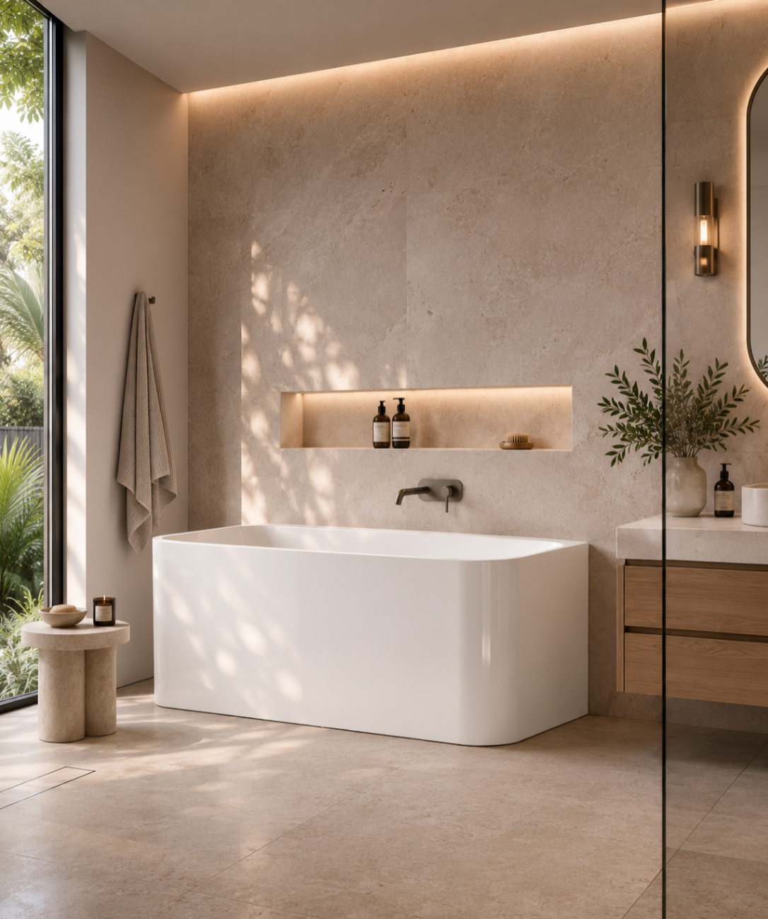 Kaha Acrylic Bathtub - 1500mm