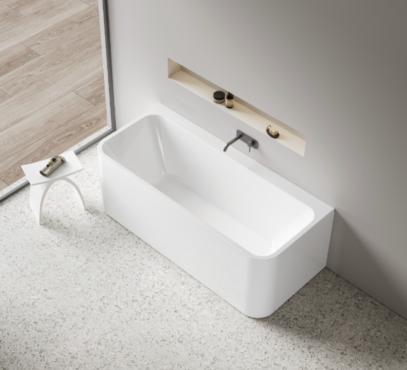 Kaha Acrylic Bathtub - 1500mm