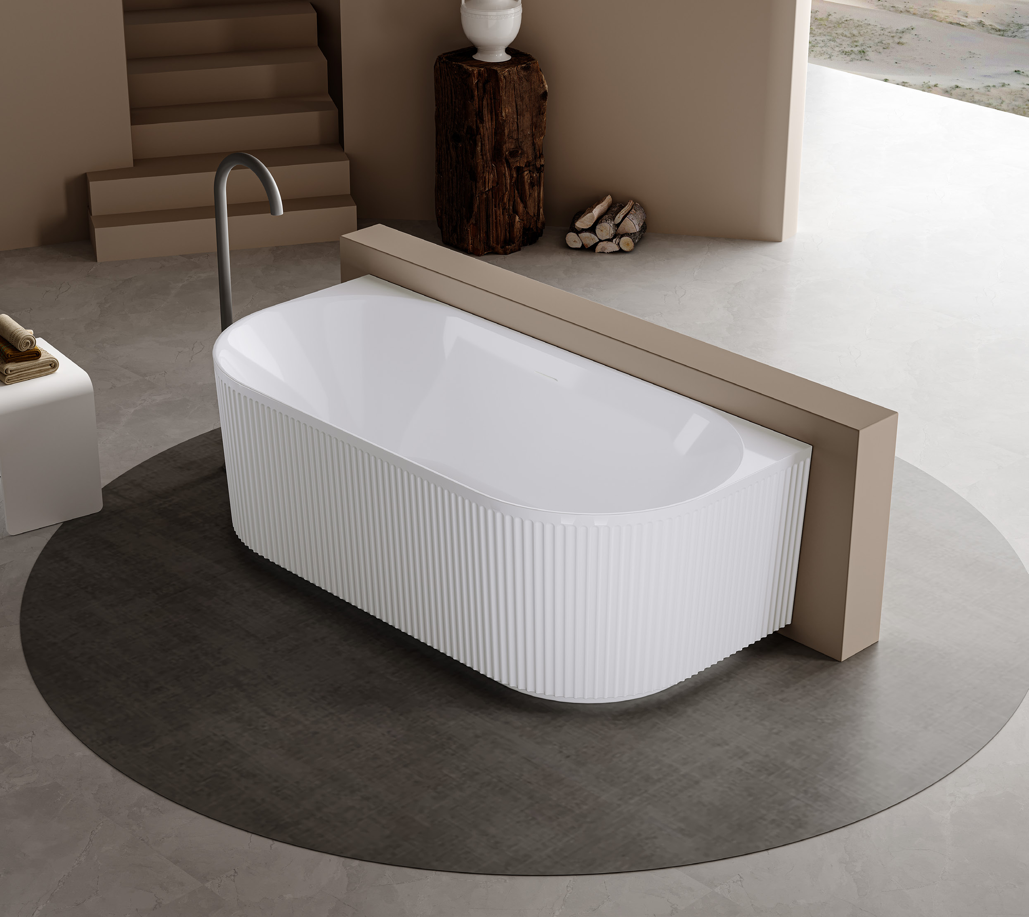 Kaha Acrylic Bathtub - 1700
