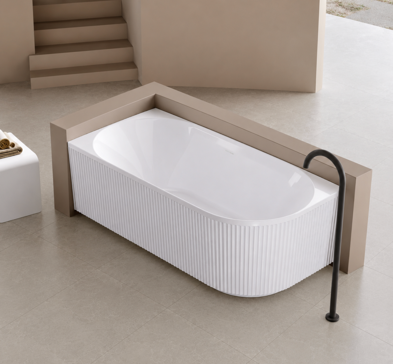 Kaha Acrylic Bathtub - 1500mm