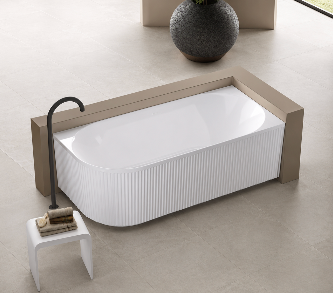 Kaha Acrylic Bathtub - 1500mm 