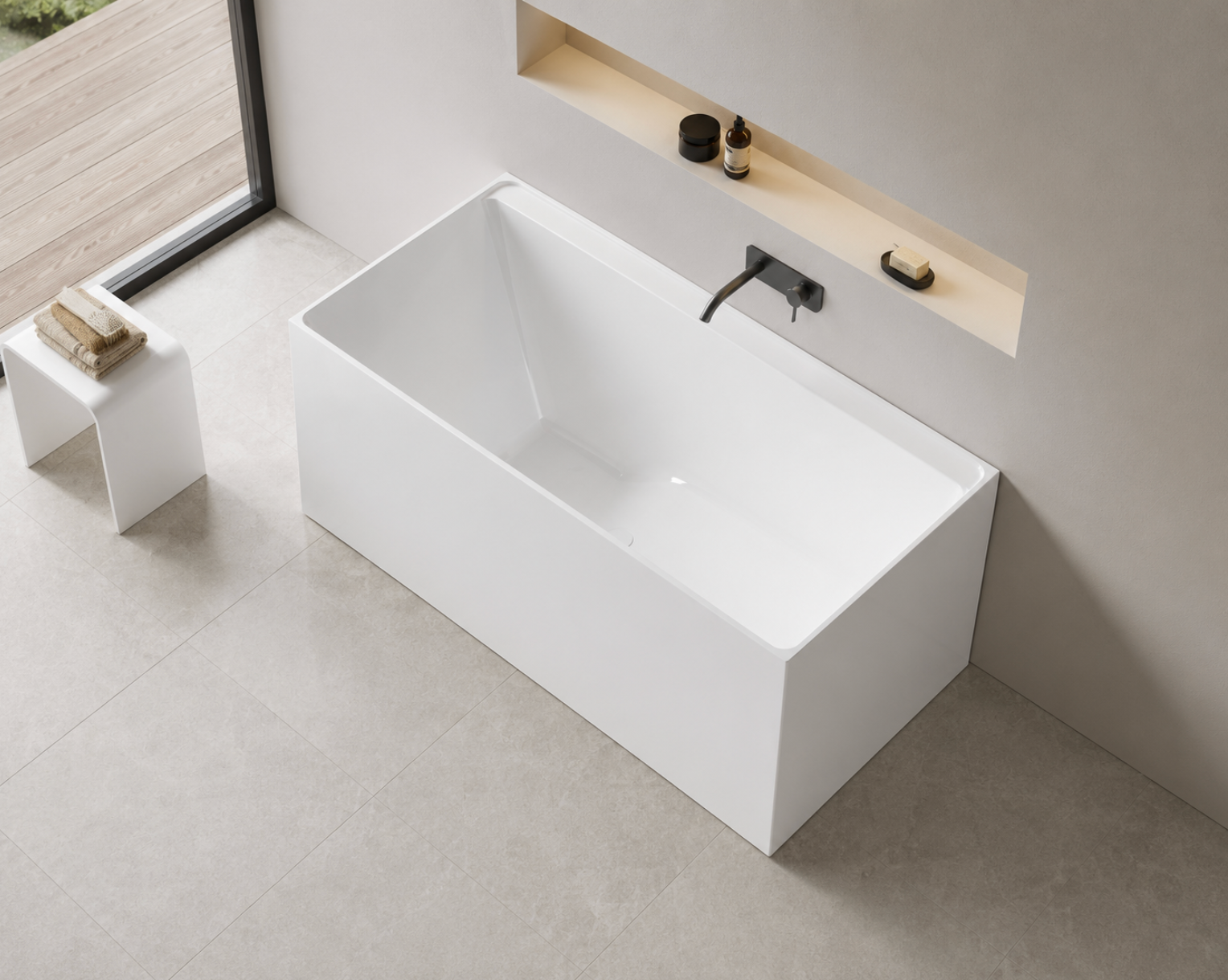 Kaha Acrylic Bathtub - 1100mm