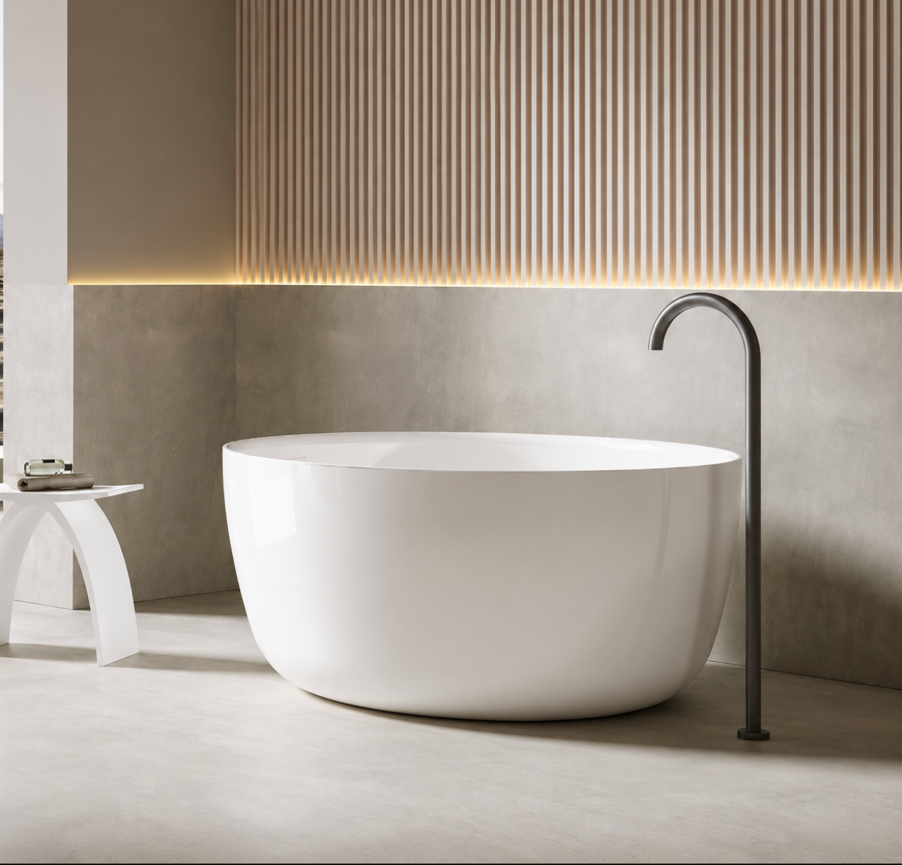 Kaha Acrylic Bathtub - 1350mm