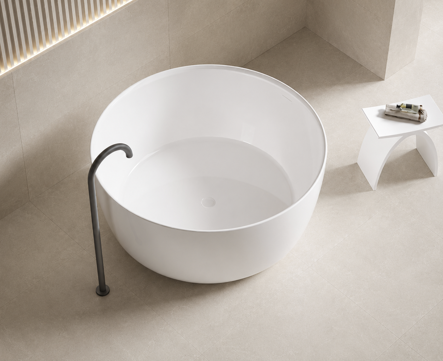 Kaha Acrylic Bathtub - 1350mm