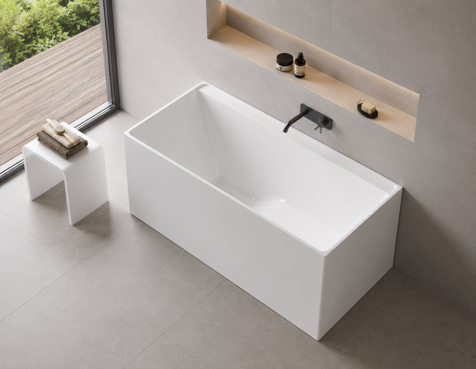 Kaha Acrylic Bathtub - 1400mm
