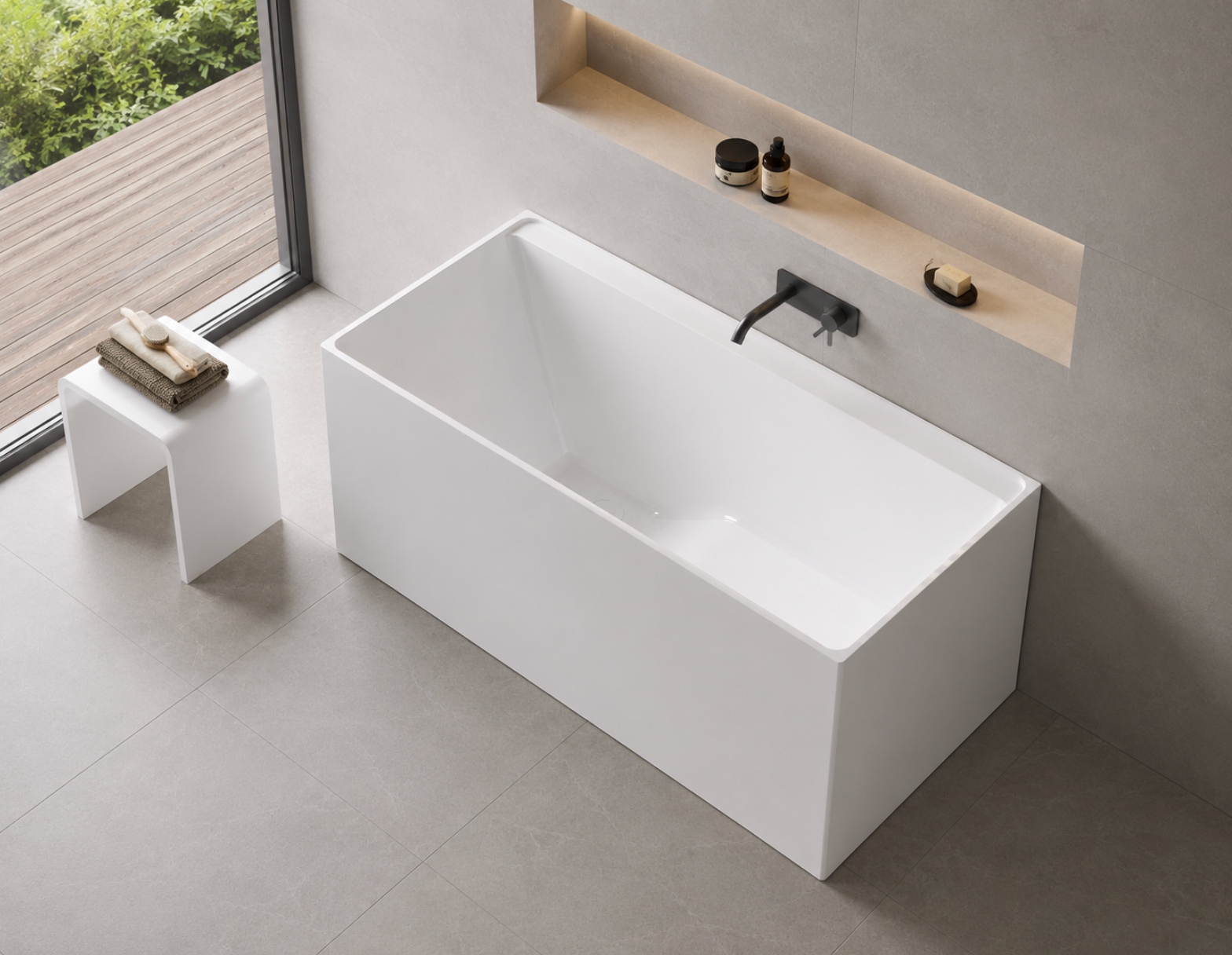 Kaha Acrylic Bathtub - 1500mm