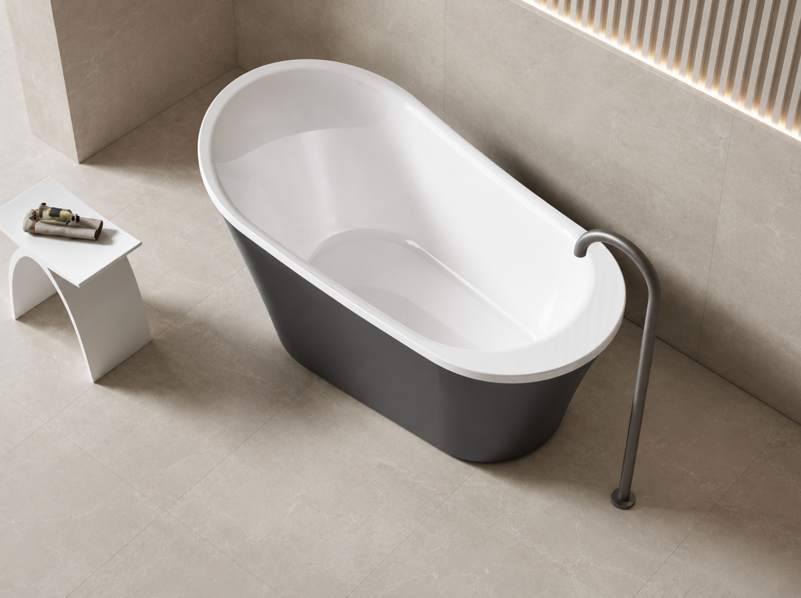 Kaha Acrylic Bathtub - 1500mm