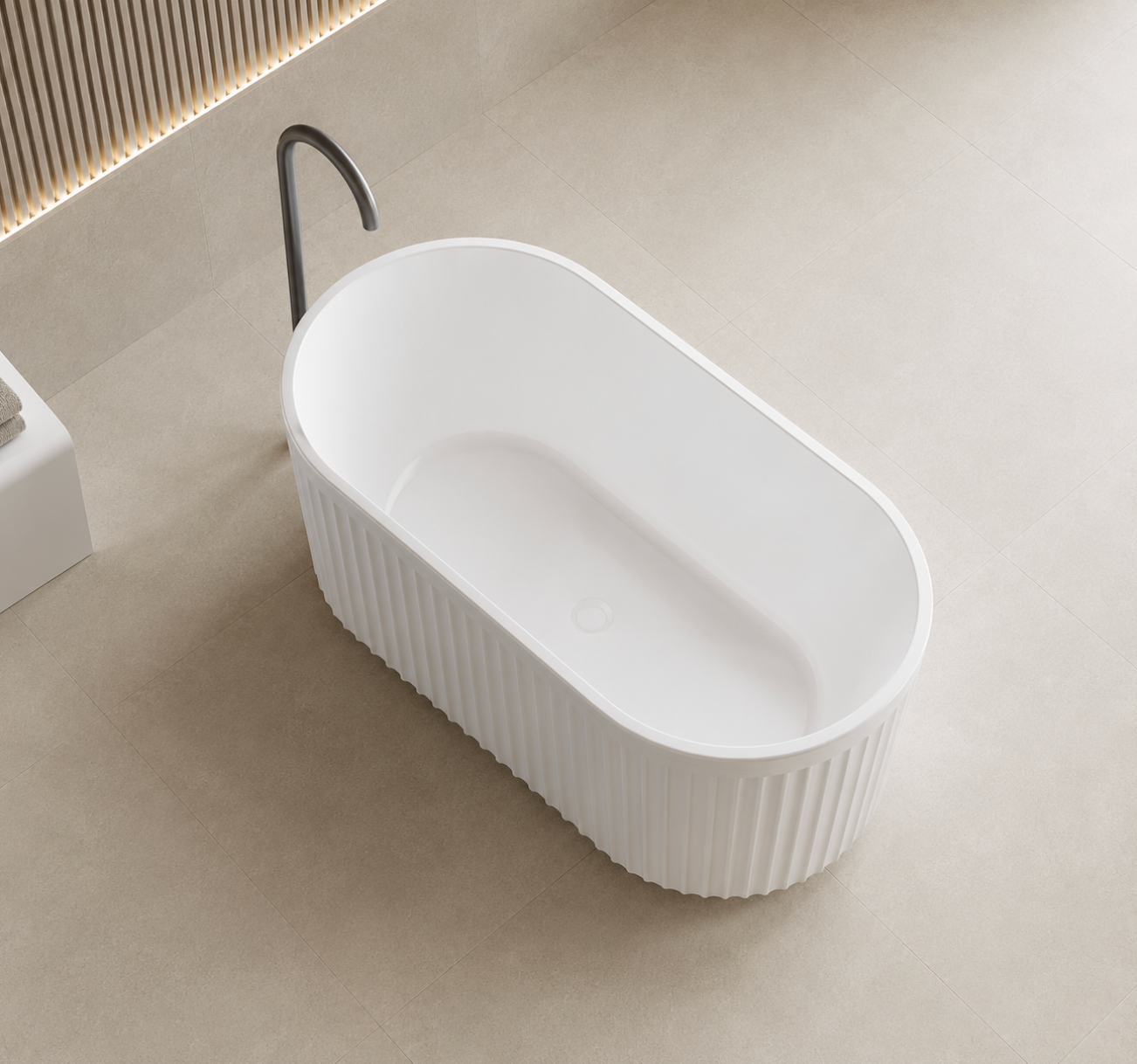 Kaha Acrylic Bathtub - 1500mm