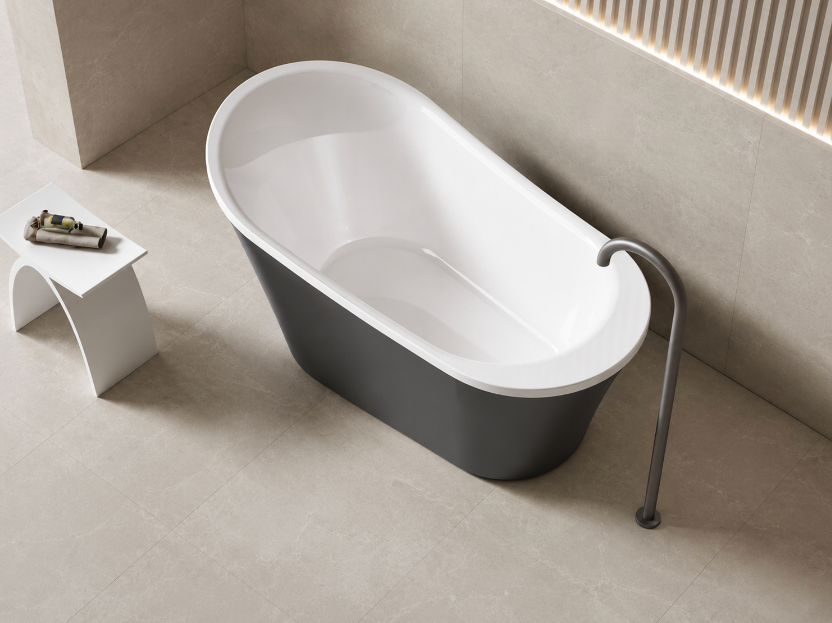 Kaha Acrylic Bathtub - 1700mm 