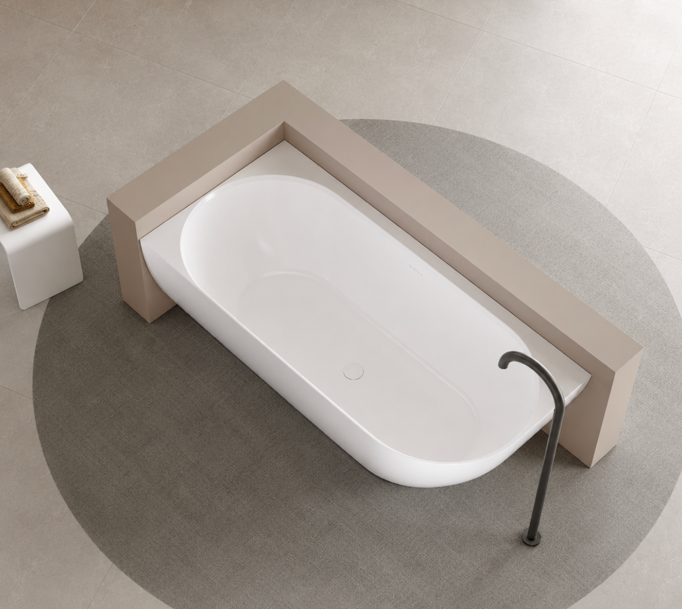Kaha Acrylic Bathtub - 1500mm