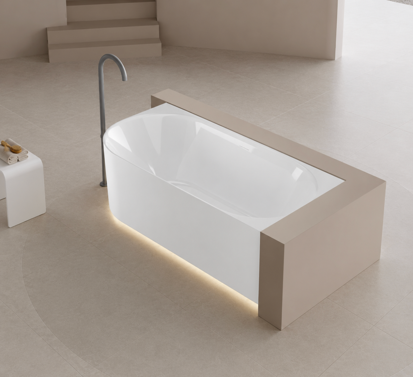 Kaha Acrylic Bathtub - 1500mm