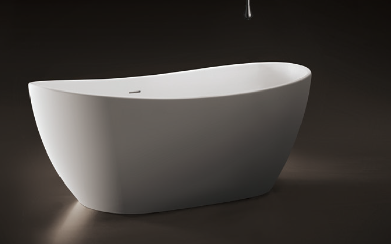 Lan 1600mm Oval Elegant Bath - LGJ01