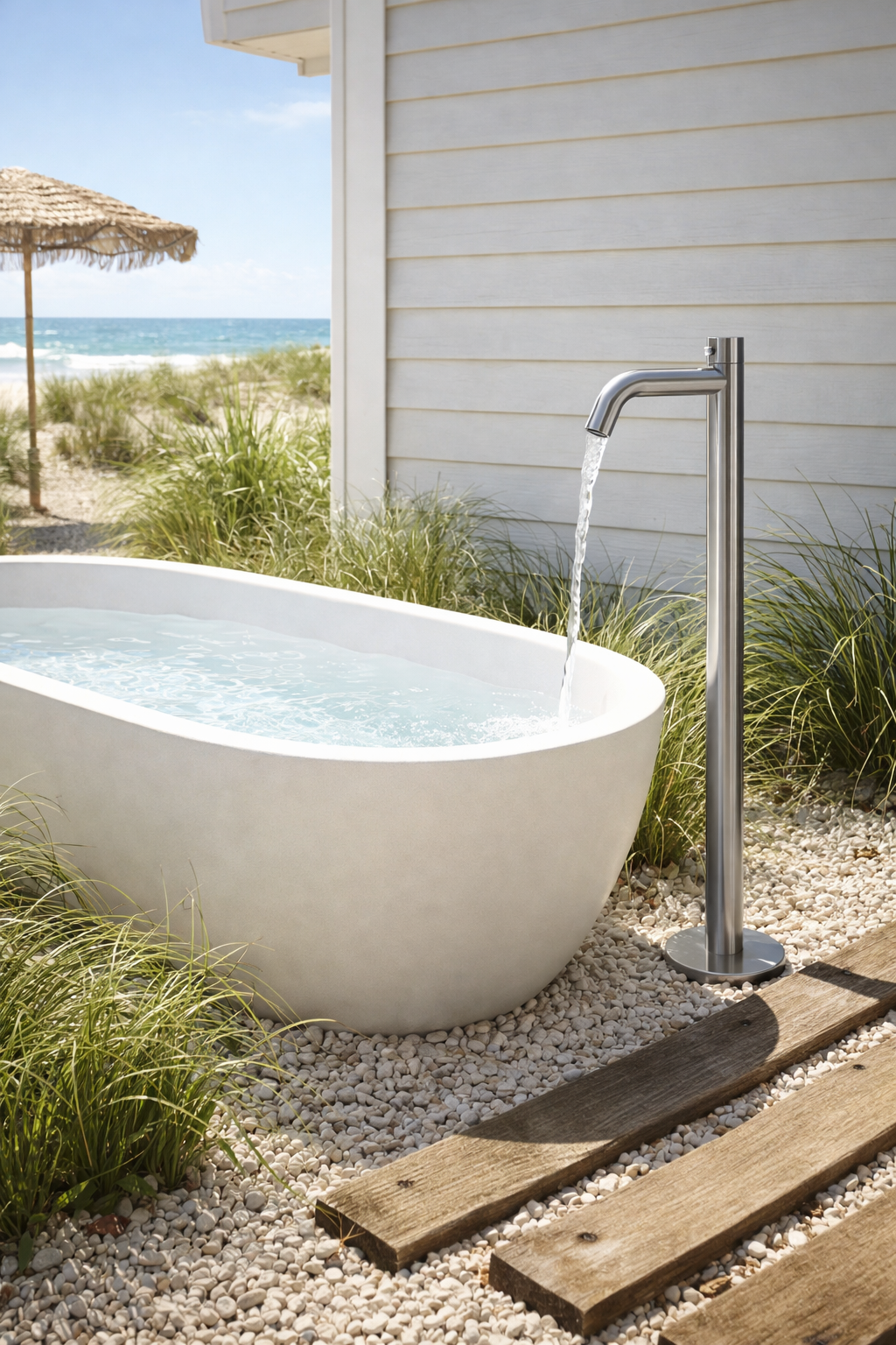 Lennox Outdoor Freestanding Bath Filler - A1011