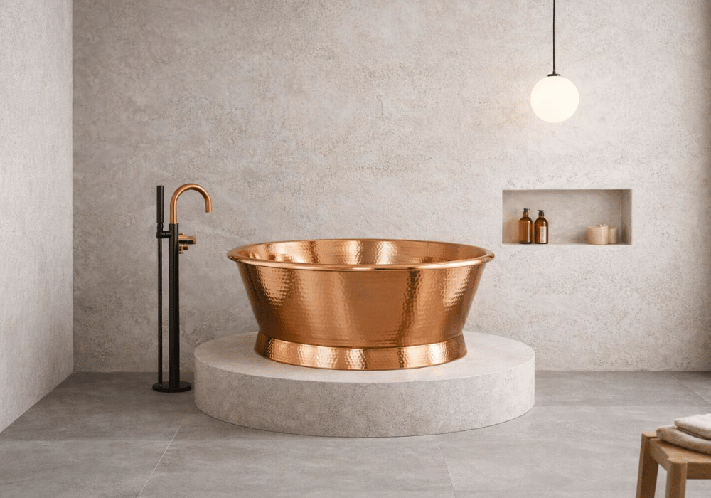 The Copper Bath Tub - Stonebaths Australia