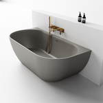 Justina Back-to-Wall Oval Bath 1700mm - ST12 1700 BW