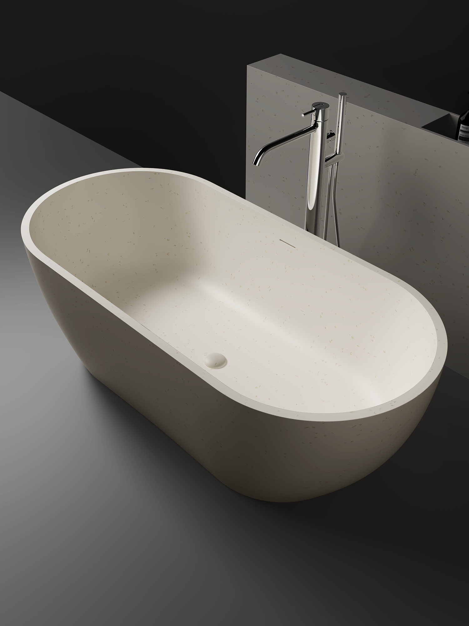 Justina Classic Stone Bath - Popular Design - 1700mm - ST12 1700