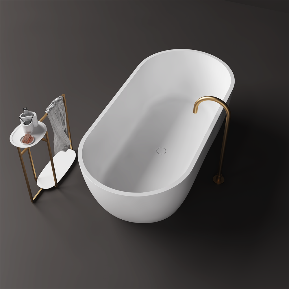 Justina Small Oval Stone Bath - Popular Design - 1500mm - ST12 1500