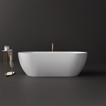 Justina Small Oval Stone Bath - Popular Design - 1500mm - ST12 1500