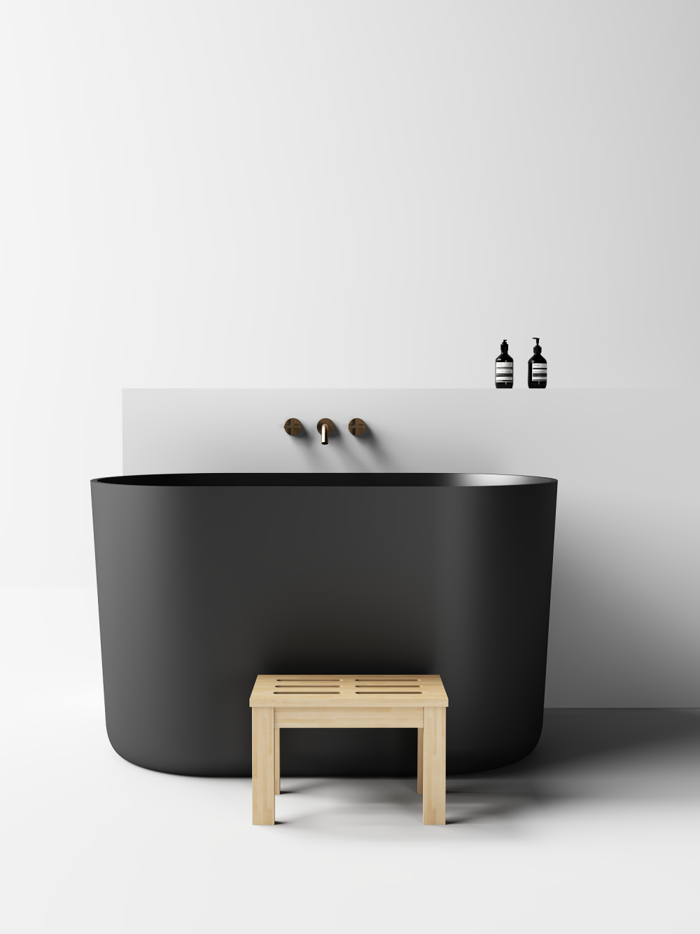 Toka Lite Seren - Japanese Stone Bath - 1300mm - ST93