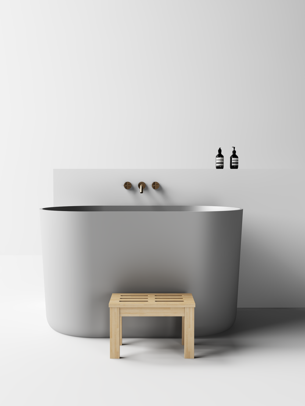 Toka Lite Seren - Japanese Stone Bath - 1300mm - ST93