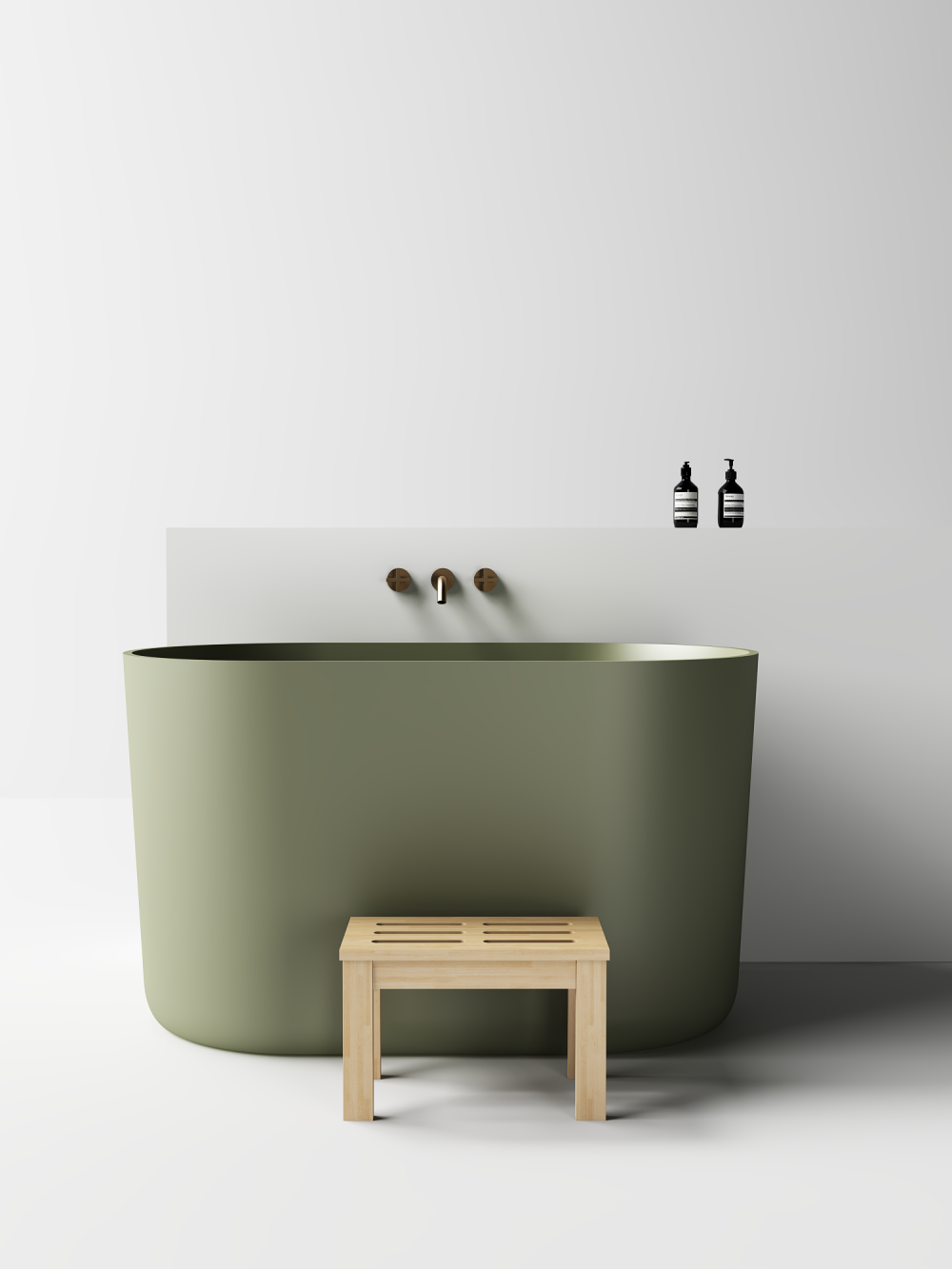 Toka Lite Seren - Japanese Stone Bath - 1300mm - ST93