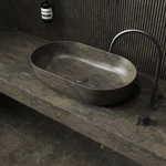 Blue Limestone Justina Basin 625mm - STB12
