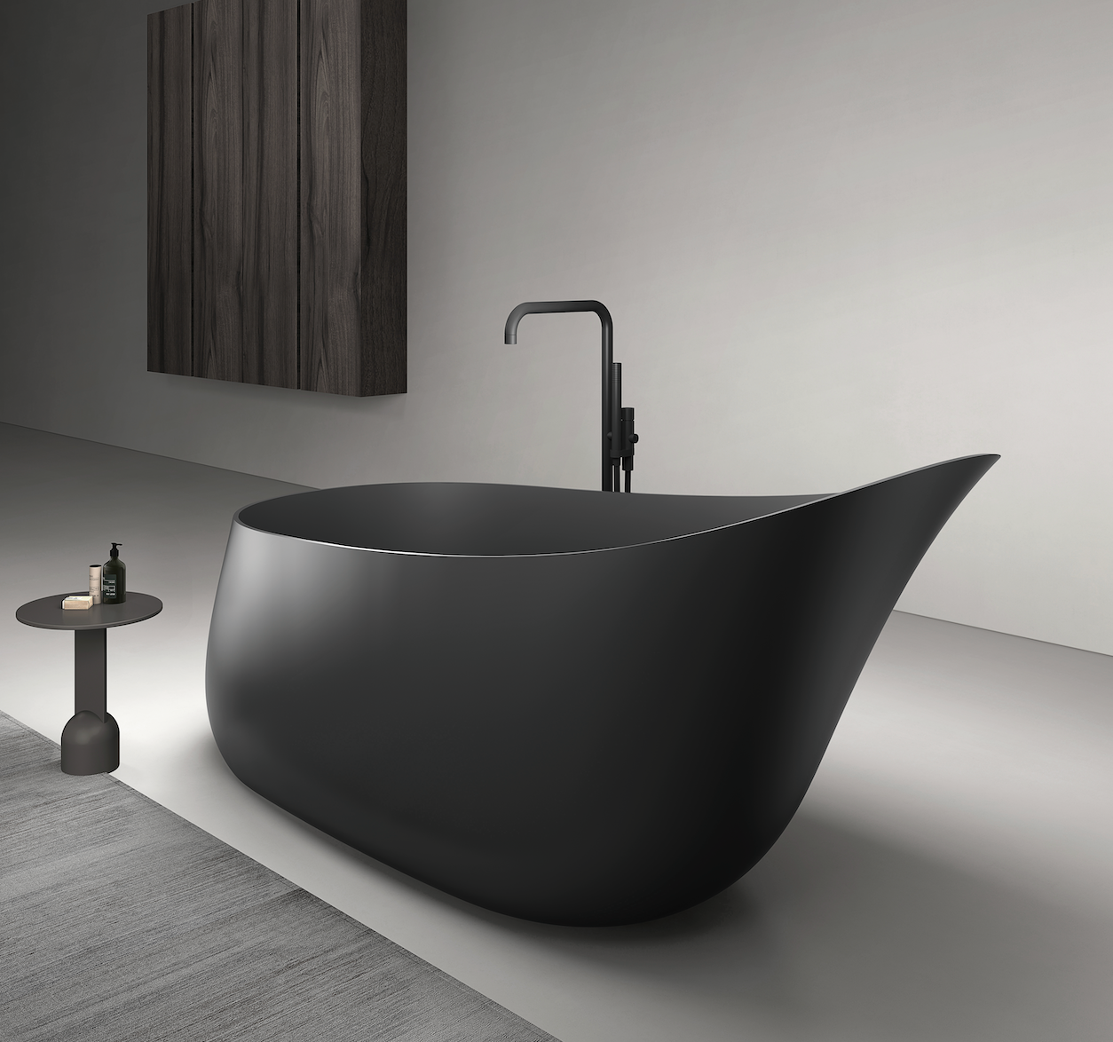 Yan 1800mm Asymetrical High End Bath - LGA01