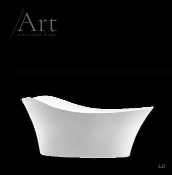 Lil 1700mm Delicate Curved Art Bath - LGN01