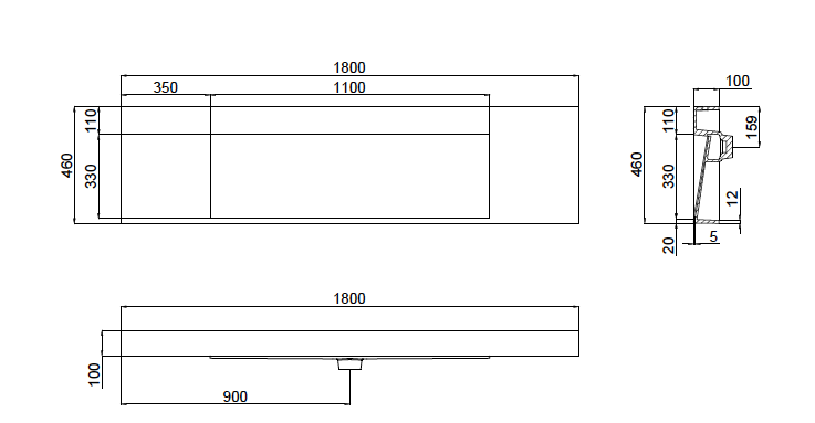 The Ramp Basin - Ramp C100-b 1800 Middle