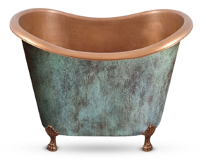Rani Double Slipper Copper Clawfoot 1220mm - CB5070-D48