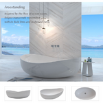 Eclipse 1800 - Large Freestanding Acrylic Bath