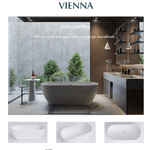 Vienna 1400/1500/1690/1700 - Freestanding Acrylic Bath