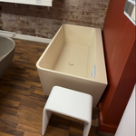 Ex Display Addison Back-to-Wall Bath Cream - 1600mm - ST07