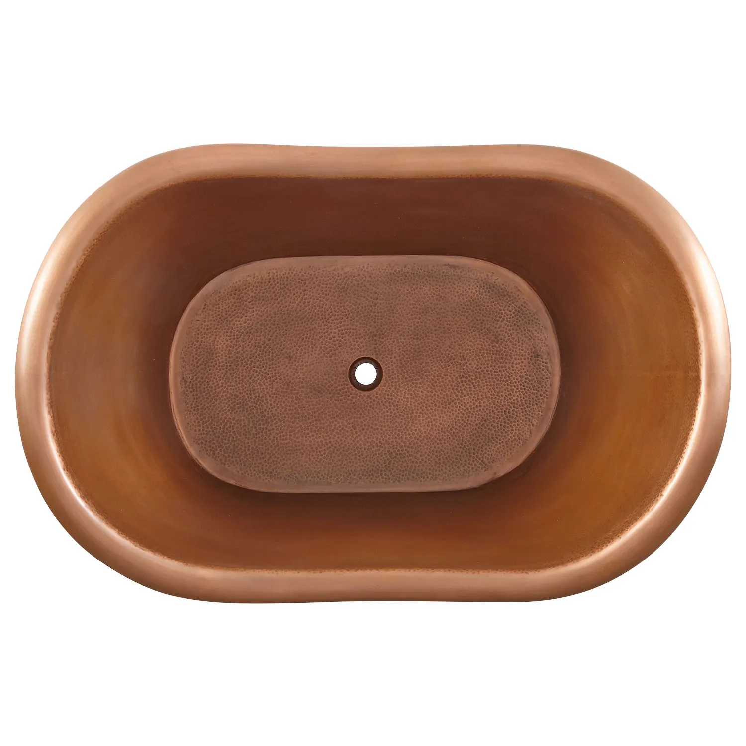 The Copper Bath Tub - Jahli Hammered Slipper Clawfoot Patina 1220mm -CB5080-D49
