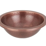 The Copper Bath Tub 356127 Hammered Metal Basin.