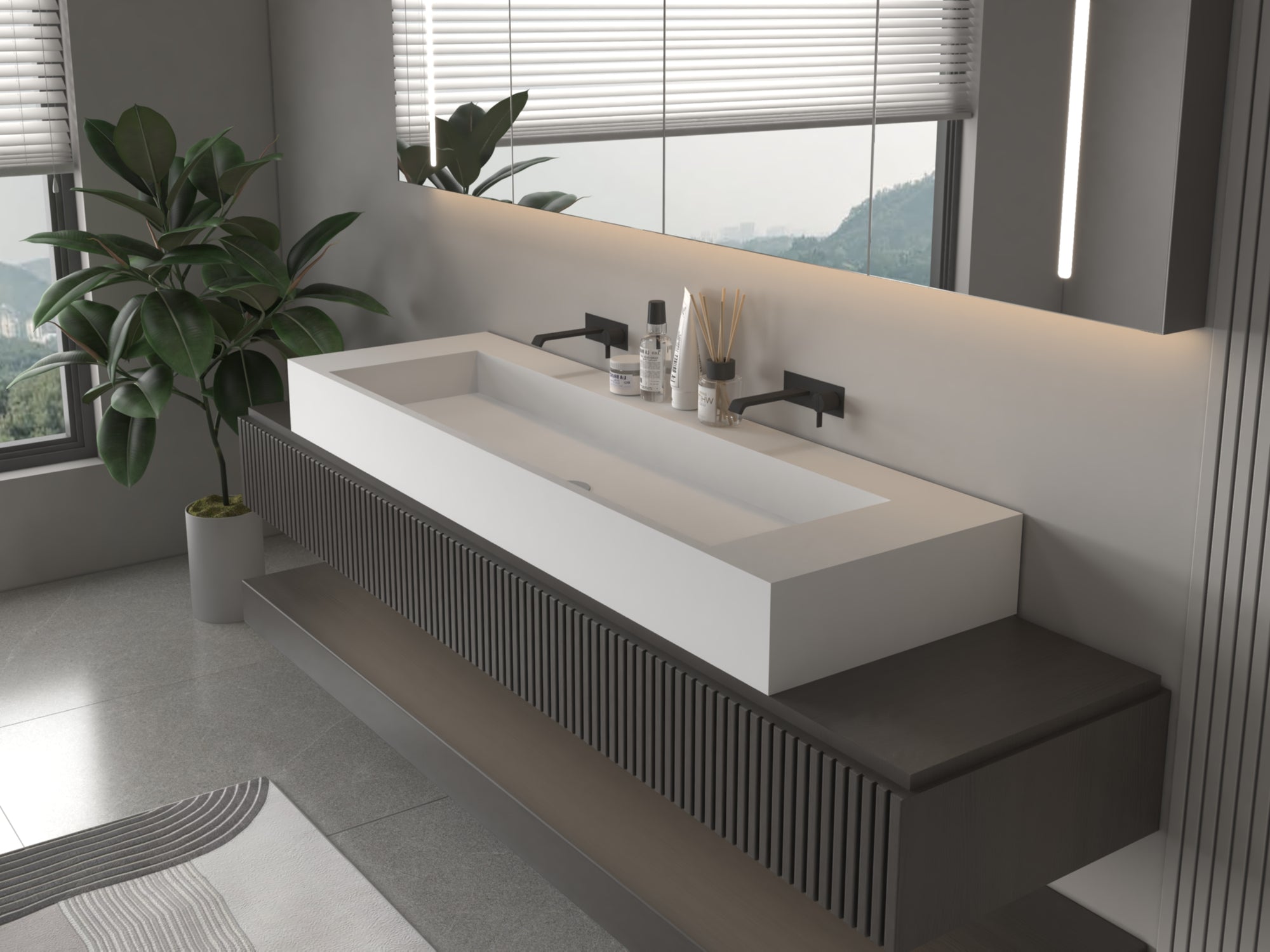 Ramp Basin Collection - Stonebaths Australia