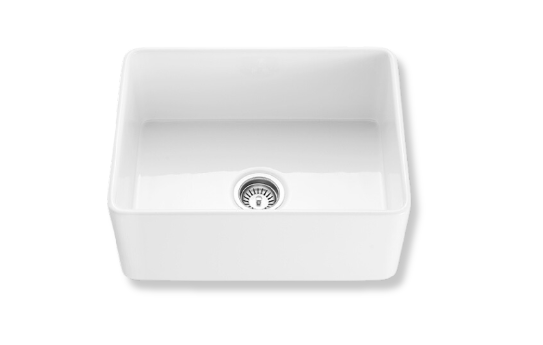Fireclay Butlers Sink Large White 600mm - TK2418