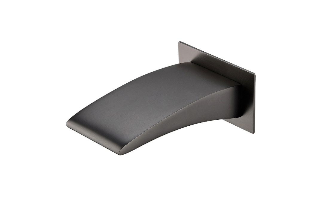 Waterfall Bath Spout - Brushed Gunmetal - SPOUT11