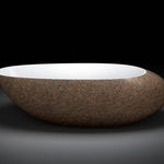 Moa 1800mm Designer Curved Dark Brown - WGB09