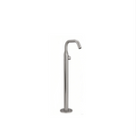 Yamba Marine Grade 316L Stainless Steel. Modern Outdoor bath filler. Available in Brushed Stainless Steel, Brushed Gun Metal, Brushed Gold. Toka tapware. Stonebaths.