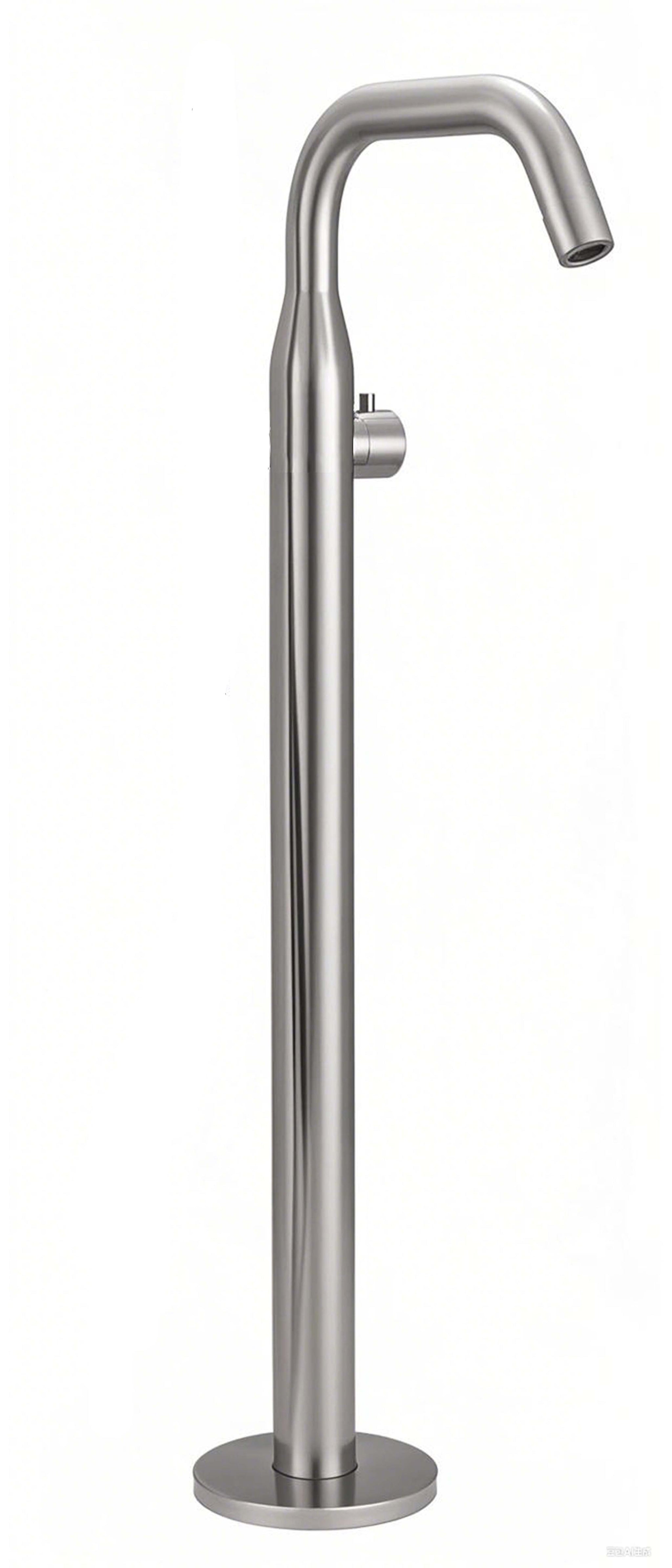 Yamba Marine Grade 316L Stainless Steel. Modern Outdoor bath filler. Available in Brushed Gun Metal, and Brushed Gold. Toka tapware. Stonebaths.